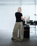  RAE LACE PANEL TOP (BLACK) 