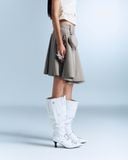  DEVORA SKIRT (BROWN STRIPES) 