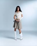  DEVORA SKIRT (BROWN STRIPES) 