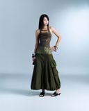  MURELLE SKIRT (MOSS GREEN) 