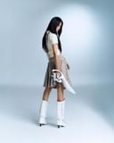  DEVORA SKIRT (BROWN STRIPES) 