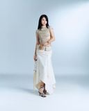  HARLOW SKIRT (IVORY) 