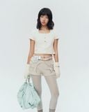  BIRDIE TOP (IVORY STRIPES) 
