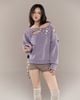  CHARO SWEATER (PURPLE BLUE) 