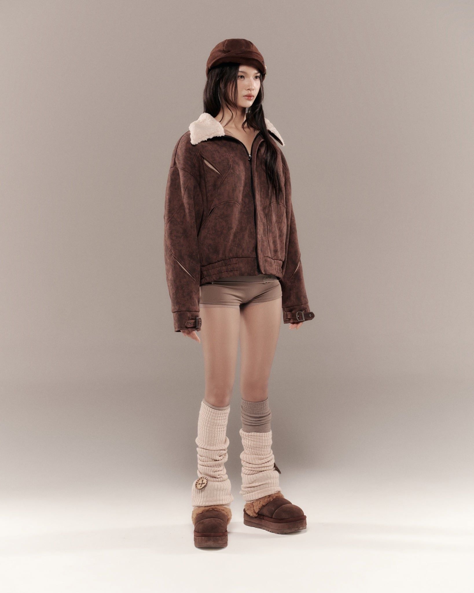 PUNCHY JACKET (BROWN)