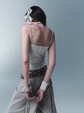  ÁO SIREN HALTER (TRẮNG SỌC) 