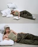  QUENTIN PANTS (DARK GREEN) 