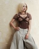  CHARMESH TOP (BROWN) 