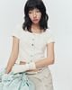  BIRDIE TOP (IVORY STRIPES) 