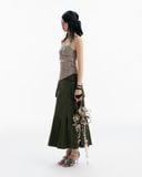  MIRAMON FLARED SKIRT (GREEN) 