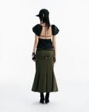  MIRAMON FLARED SKIRT (GREEN) 