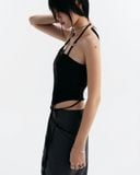  LULLABY HALTER TOP (BLACK) 