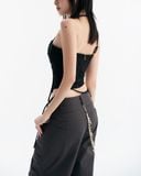  LULLABY HALTER TOP (BLACK) 