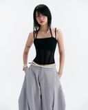  MELIOS MESH TOP (BLACK) 