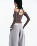  LUFT PANTS (GREY BLUE STRIPES) 