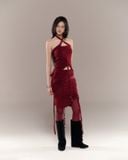  CHERIE HALTER TOP (RED) 