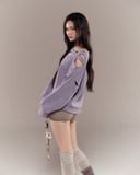  CHARO SWEATER (PURPLE BLUE) 