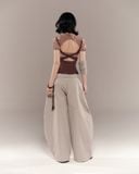  CHARMESH TOP (BROWN) 