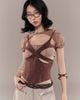  CHARMESH TOP (BROWN) 