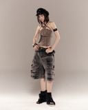  GASMIRA SHORTS (GREY WASH) 