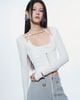  BISOU LONG SLEEVE TOP (WHITE) 