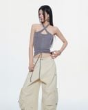  CHERIE HALTER TOP (GREY) 