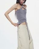  CHERIE HALTER TOP (GREY) 