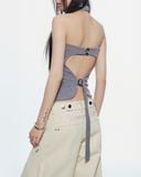  CHERIE HALTER TOP (GREY) 