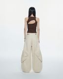  CONRAD SLEEVELESS TOP (BROWN) 