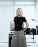  RAE LACE PANEL TOP (BLACK) 