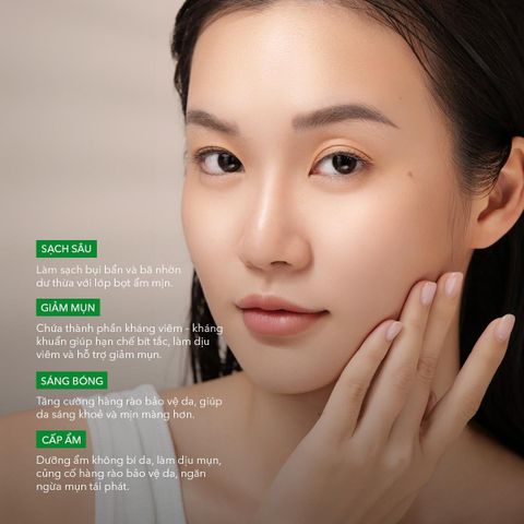  Routine chăm sóc da 4 bước sạch sâu, sạch mụn,  mờ vết thâm, sáng bóng: Sữa rửa mặt sạch sâu, ngừa mụn D.O.T 50ml, Dung dịch tẩy da chết 3in1 30ml, Serum sạch mụn, mờ vết thâm D.O.T 30ml, Gel dưỡng ẩm D.O.T 30ml 
