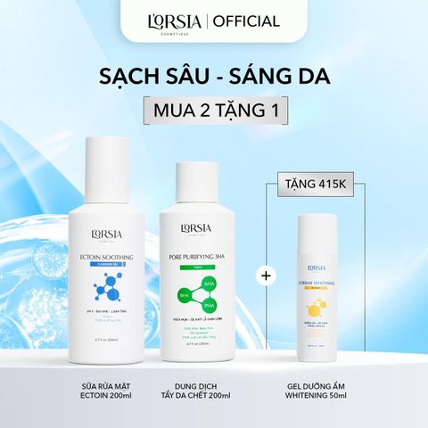  Combo: Toner 3HA 200ml + SRM Ectoin 200ml + Extreme Gel Cream 50ml 