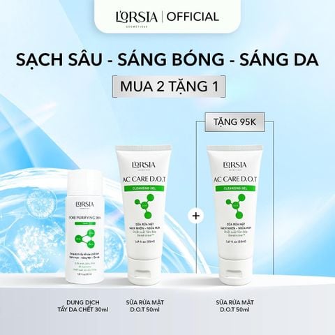  Combo: Toner 3HA 30ml + SRM DOT 50ml + SRM DOT50ml 