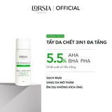  [QUÀ TẶNG 2] Dung dịch tẩy da chết 3in1  hỗ trợ ngừa mụn, sáng da  L'orsia 15ml 