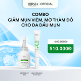  Combo Giảm Mụn Viêm, Mờ Thâm Đỏ Cho Da Dầu Mụn L’ORSIA: Serum D.O.T 30ml + Gel Chấm Mụn D.O.T 15ml 