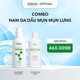  Combo Nam Da Dầu Mụn, Mụn Lưng L’ORSIA – Gel Tắm Gội 3HA 400ml + SRM D.O.T 200ml 