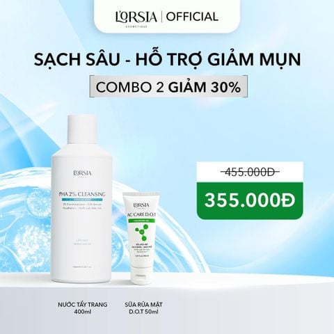  Combo: Miceller Water 400ml +  SRM D.OT 50ml 