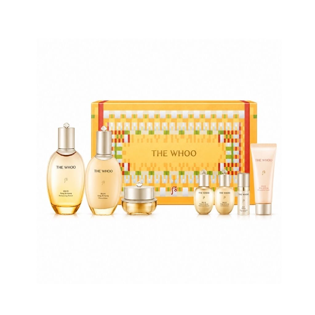THE WHOO - Gong Jin Hyang Special Set 3pcs (Bộ Dưỡng Da - Bộ 7~8