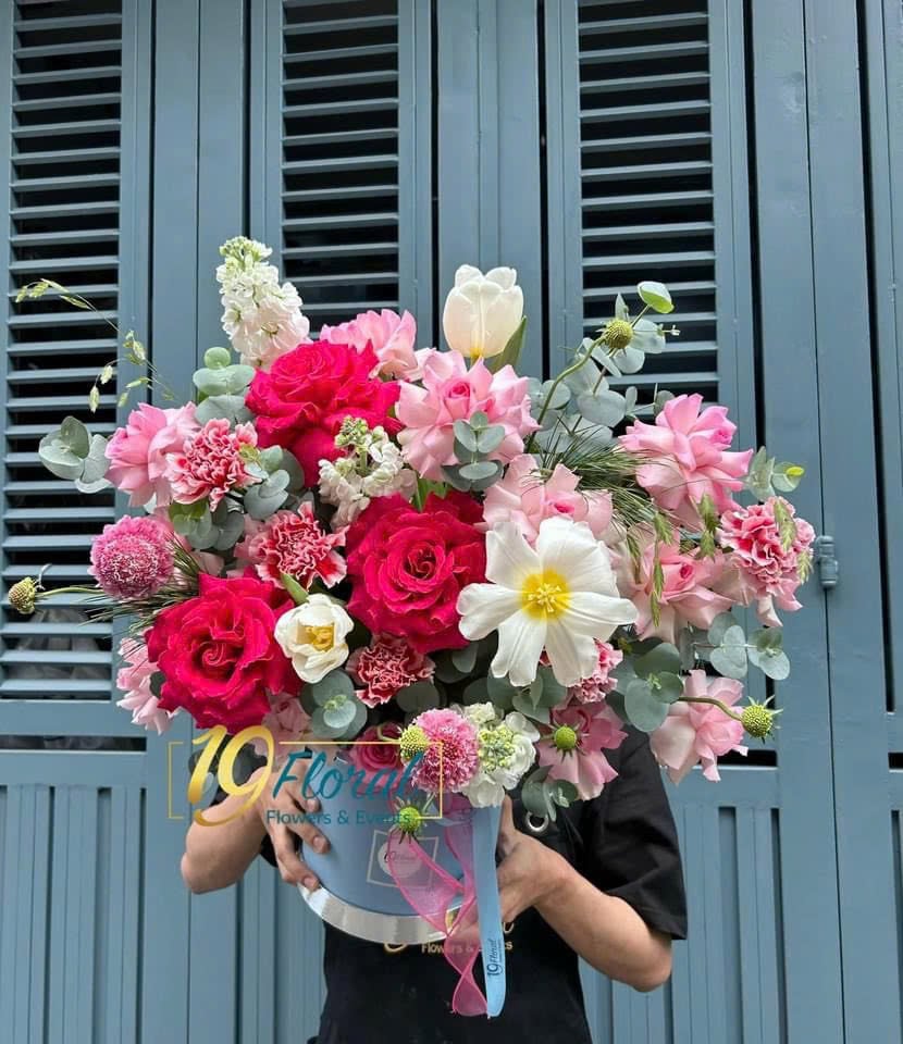 Hộp Hoa Pinkish Mood