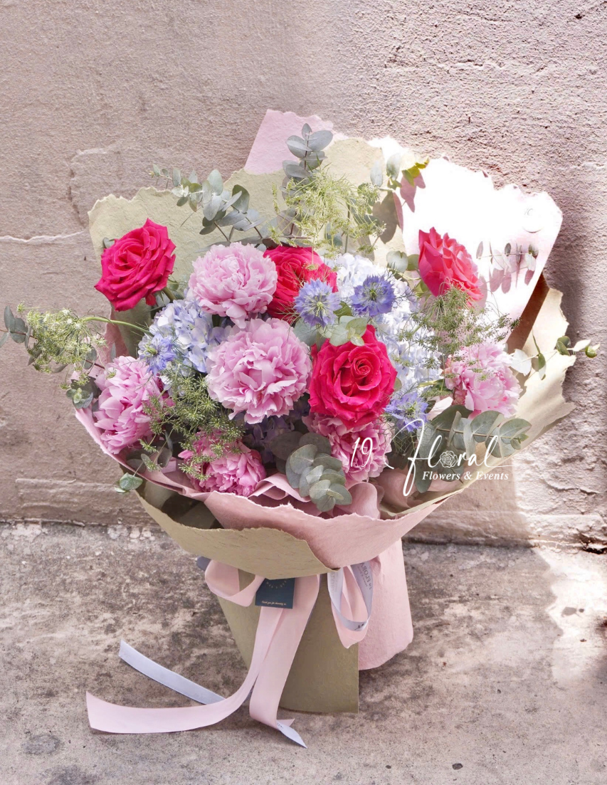 Bó hoa Radiant Peony