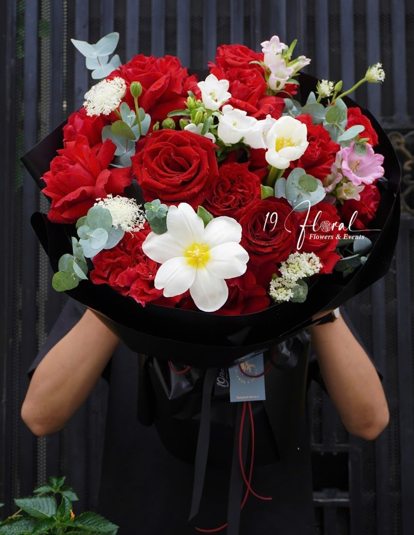 Bó hoa Burning Rose 4