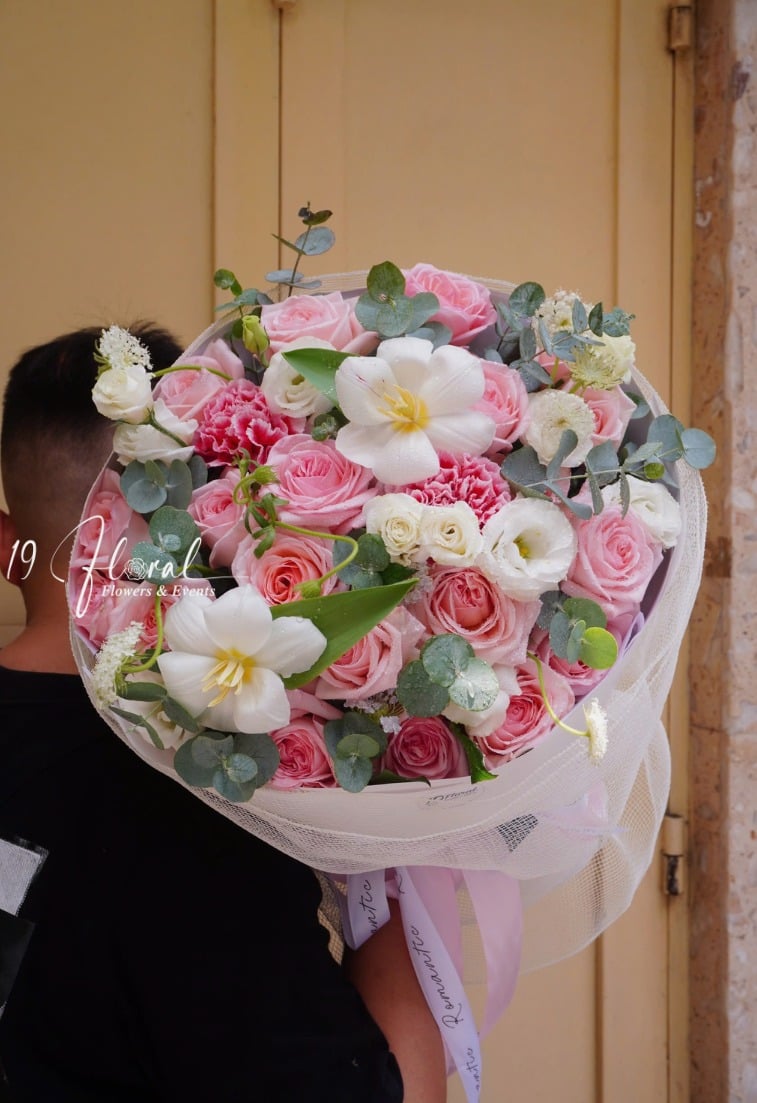 Bó hoa Baby Pink Dream