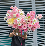 Giỏ hoa Pink Bloom