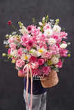 Giỏ hoa Soft Pink Wishes