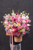 Giỏ hoa Soft Pink Wishes