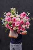 Giỏ hoa Elegant Pink Basket