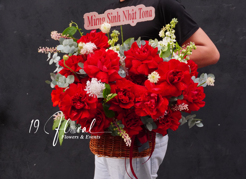 Giỏ hoa  Love Letter