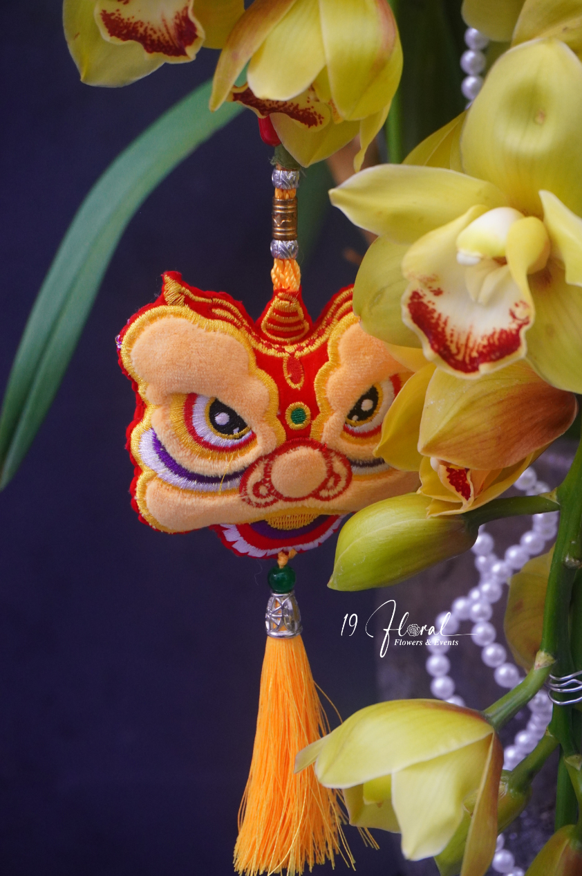 Chậu địa lan vàng - Vàng Son Phú Quý
