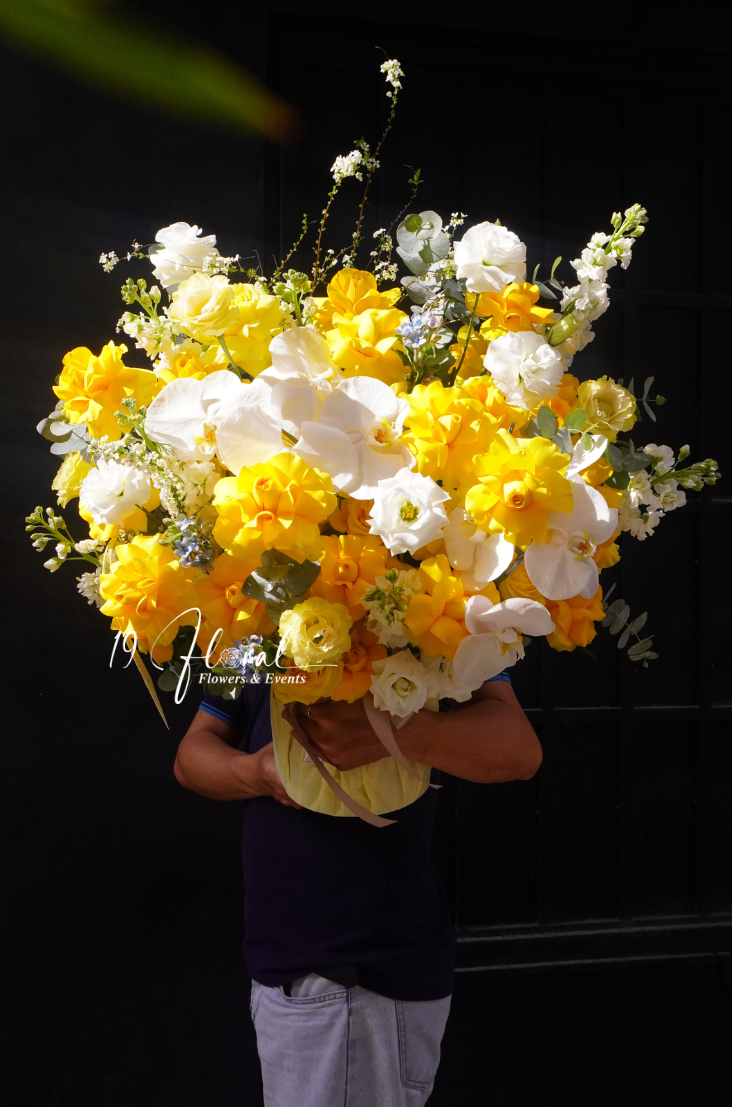 Giỏ hoa Daisy Bloom