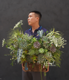 Hộp hoa sen đá Green Garden